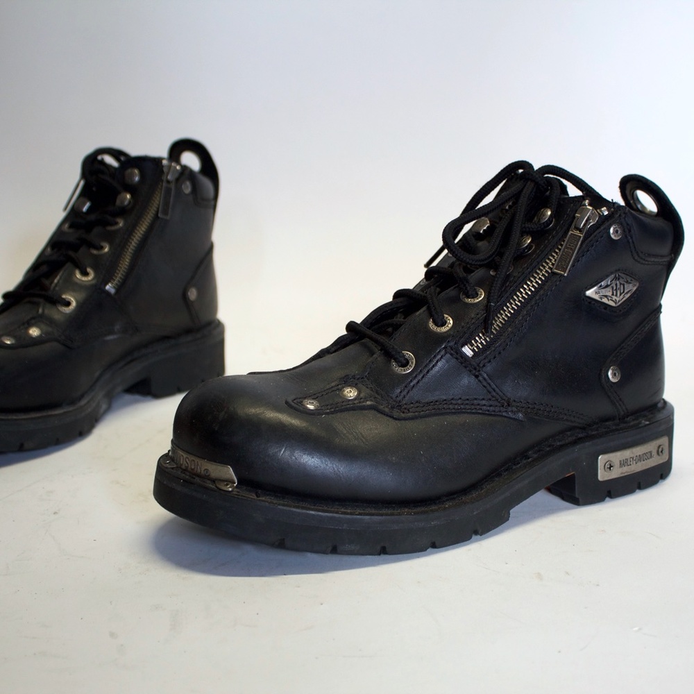 Steel toe Harley Boots